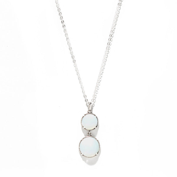 Double Take Sterling Silver Necklace-Necklace-Bottled Up Designs