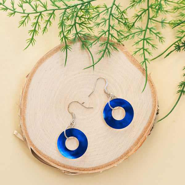 Glass Hoop Earrings-Glass Hoops-Bottled Up Designs
