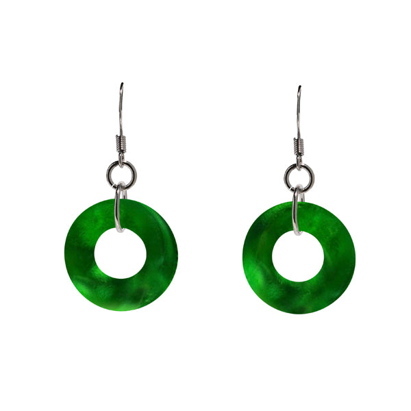 Glass Hoop Earrings-Glass Hoops-Bottled Up Designs