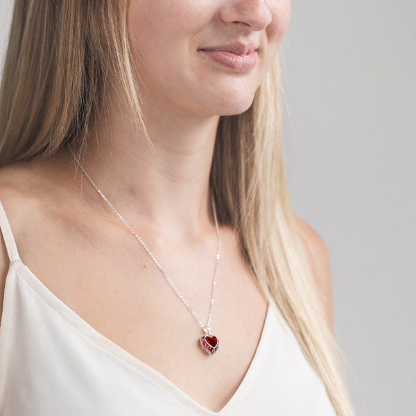 Homespun Hearts Necklace-Necklace-Bottled Up Designs