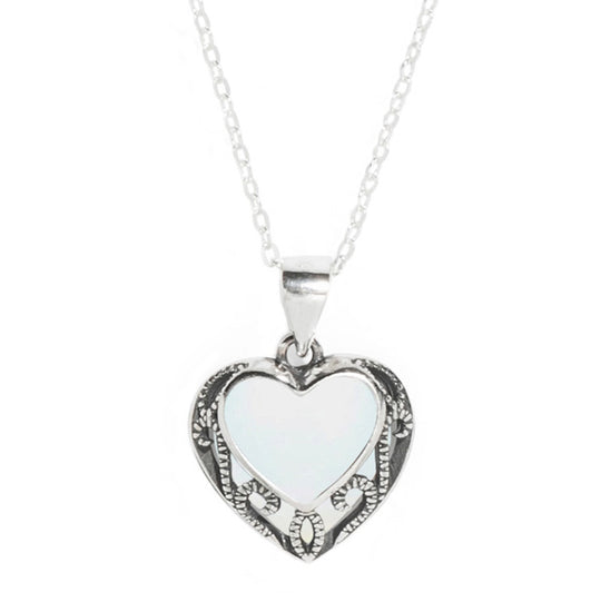 Homespun Hearts Necklace-Necklace-Bottled Up Designs