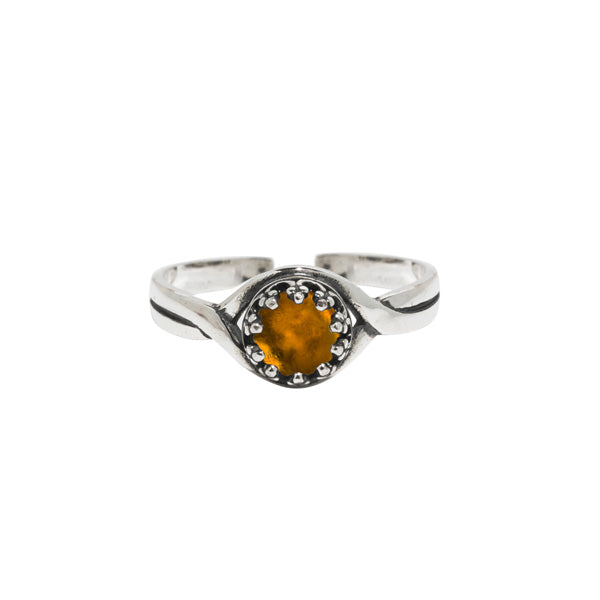 Primitive Twist Sterling Silver Adjustable Ring-Sterling Silver-Bottled Up Designs