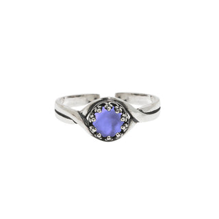 Primitive Twist Sterling Silver Adjustable Ring-Sterling Silver-Bottled Up Designs