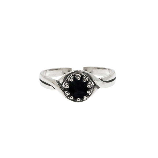 Primitive Twist Sterling Silver Adjustable Ring-Sterling Silver-Bottled Up Designs