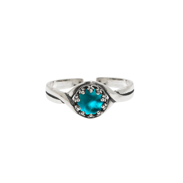 Primitive Twist Sterling Silver Adjustable Ring-Sterling Silver-Bottled Up Designs