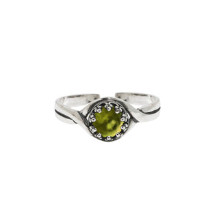 Primitive Twist Sterling Silver Adjustable Ring-Sterling Silver-Bottled Up Designs
