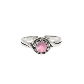 Primitive Twist Sterling Silver Adjustable Ring-Sterling Silver-Bottled Up Designs