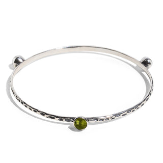 Rustic Bangle in Sterling Silver-Bangle-Bottled Up Designs
