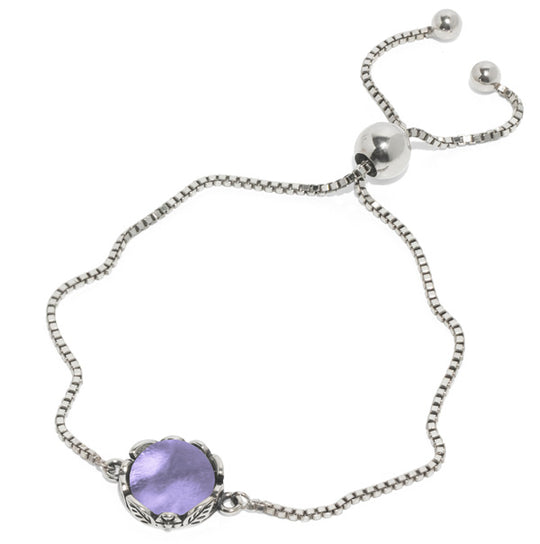 Botanical Adjustable Slider Bracelet