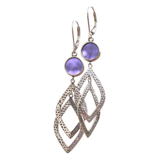 Cascade Sterling Leverback Earrings-Earrings-Bottled Up Designs