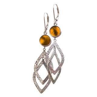 Cascade Sterling Leverback Earrings-Earrings-Bottled Up Designs