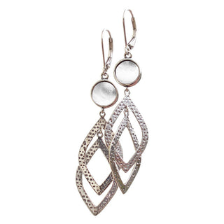 Cascade Sterling Leverback Earrings-Earrings-Bottled Up Designs