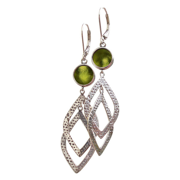 Cascade Sterling Leverback Earrings