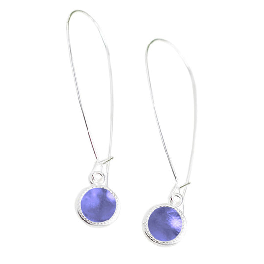Long Color Dot Earrings-Color Dot-Bottled Up Designs