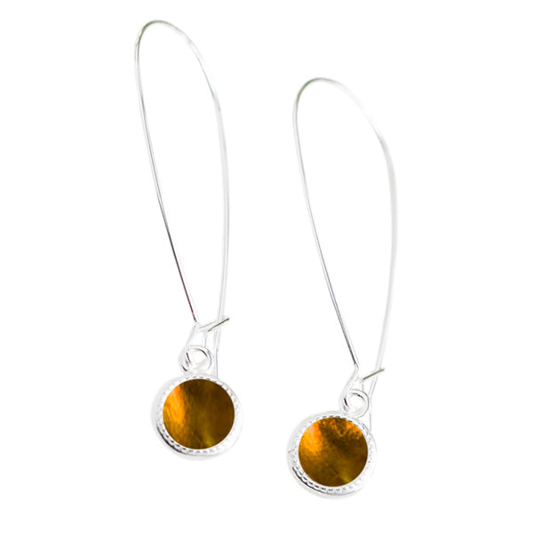 Long Color Dot Earrings-Color Dot-Bottled Up Designs