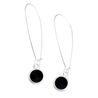 Long Color Dot Earrings-Color Dot-Bottled Up Designs