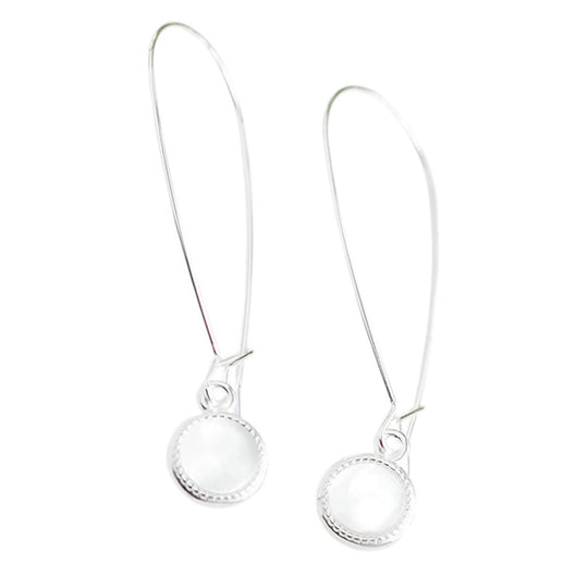 Long Color Dot Earrings-Color Dot-Bottled Up Designs
