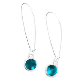 Long Color Dot Earrings-Color Dot-Bottled Up Designs
