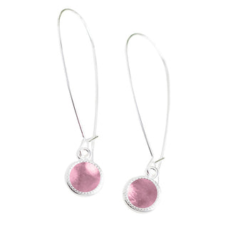 Long Color Dot Earrings-Color Dot-Bottled Up Designs