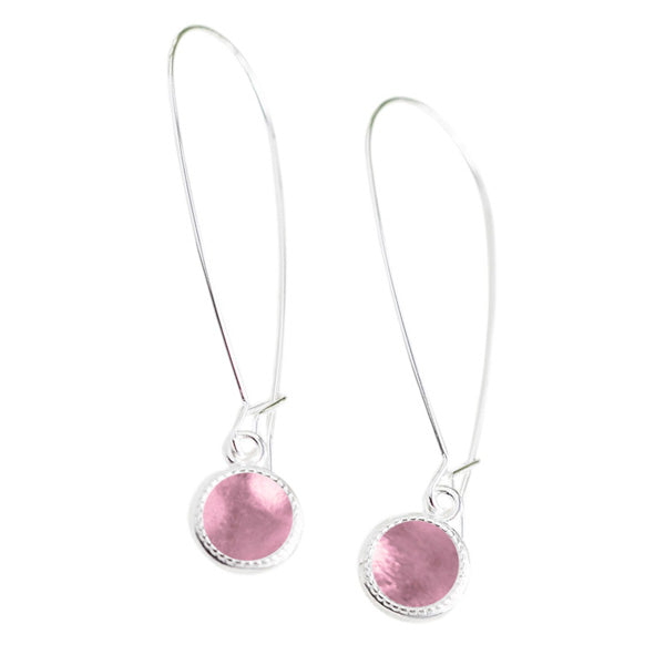 Long Color Dot Earrings-Color Dot-Bottled Up Designs