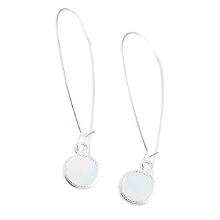 Long Color Dot Earrings-Color Dot-Bottled Up Designs