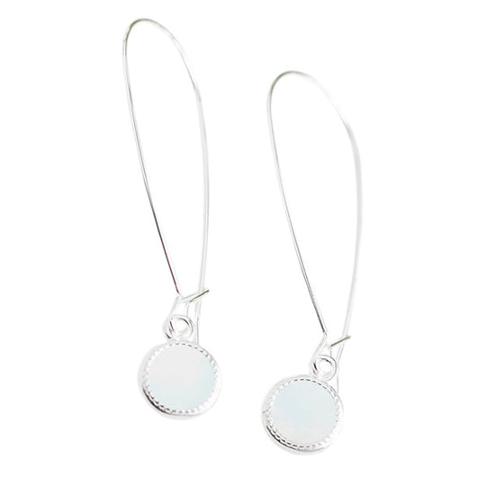 Long Color Dot Earrings-Color Dot-Bottled Up Designs