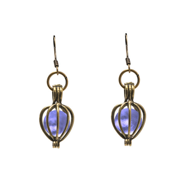 Brass Drop Earrings