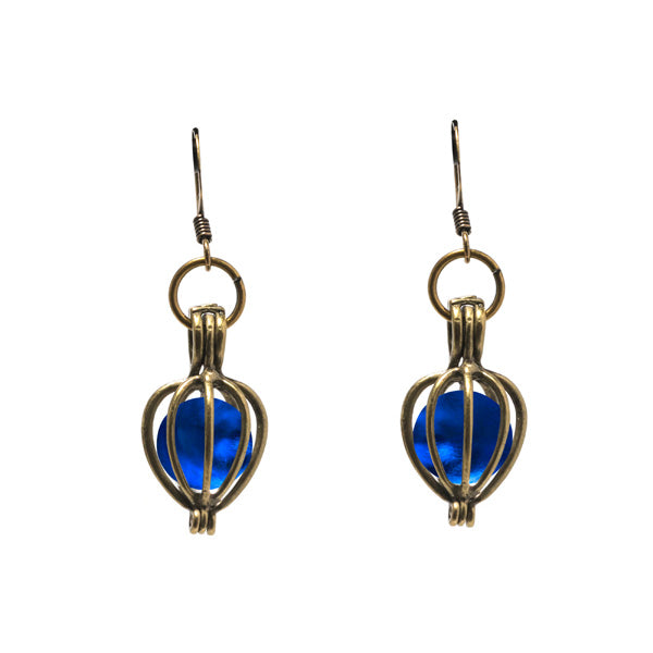 Brass Drop Earrings-Drops-Bottled Up Designs
