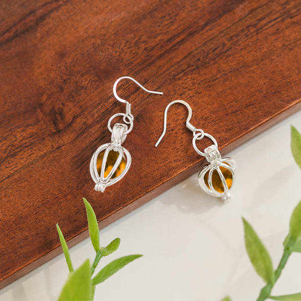 Silver Drop Earrings-Drops-Bottled Up Designs