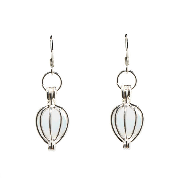 Silver Drop Earrings-Drops-Bottled Up Designs