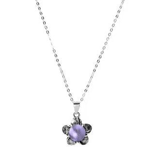 Bloom Once More Sterling Silver Necklace-Sterling Silver-Bottled Up Designs