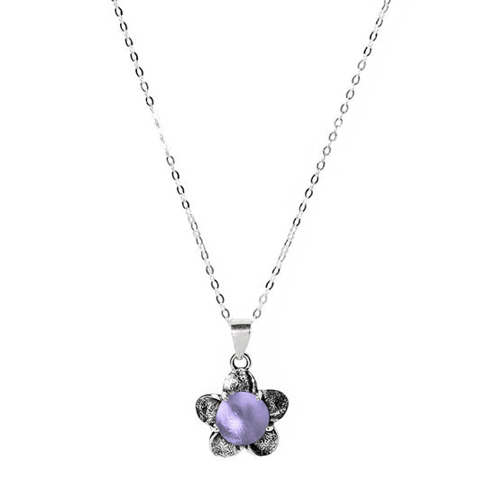 Bloom Once More Sterling Silver Necklace-Sterling Silver-Bottled Up Designs