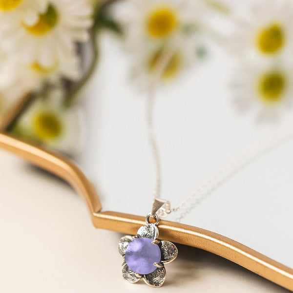 Bloom Once More Sterling Silver Necklace-Sterling Silver-Bottled Up Designs