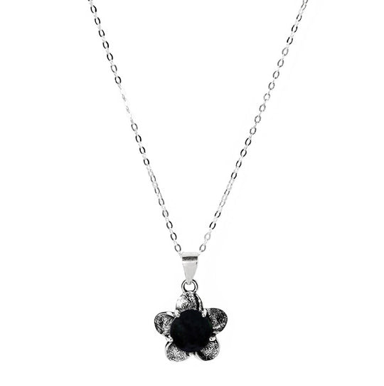 Bloom Once More Sterling Silver Necklace-Sterling Silver-Bottled Up Designs