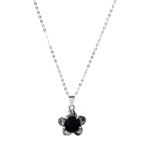 Bloom Once More Sterling Silver Necklace-Sterling Silver-Bottled Up Designs