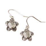 Bloom Once More Sterling Silver Flower Earrings
