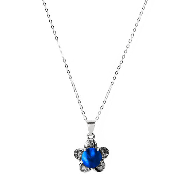 Bloom Once More Sterling Silver Necklace-Sterling Silver-Bottled Up Designs