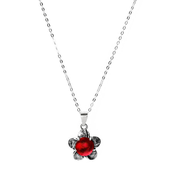 Bloom Once More Sterling Silver Necklace