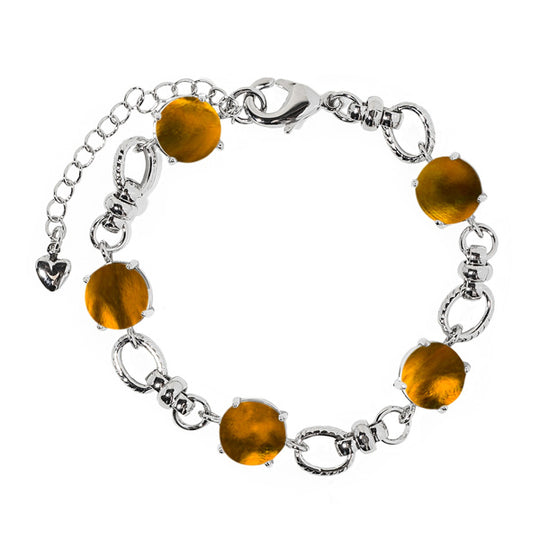 Glass Gem Adjustable Bracelet