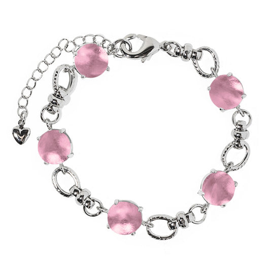 Glass Gem Adjustable Bracelet