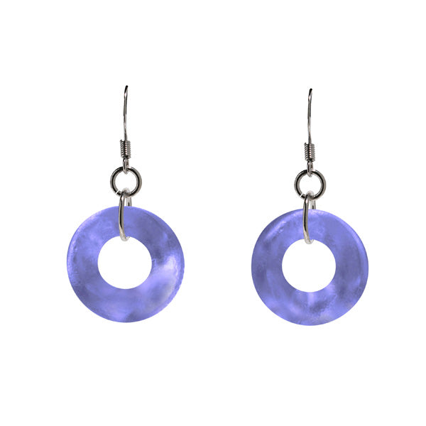 Glass Hoop Earrings-Glass Hoops-Bottled Up Designs