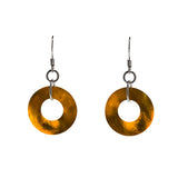 Glass Hoop Earrings