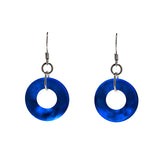 Glass Hoop Earrings