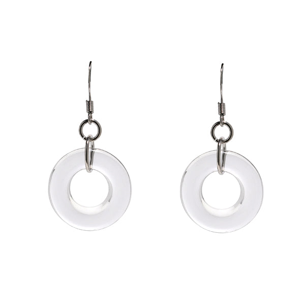 Glass Hoop Earrings-Glass Hoops-Bottled Up Designs