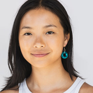 Glass Hoop Earrings-Glass Hoops-Bottled Up Designs