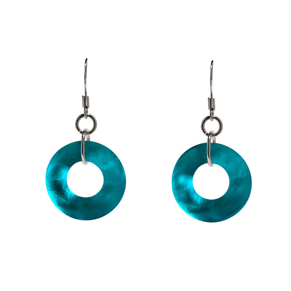 Glass Hoop Earrings-Glass Hoops-Bottled Up Designs