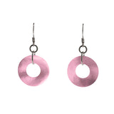 Glass Hoop Earrings