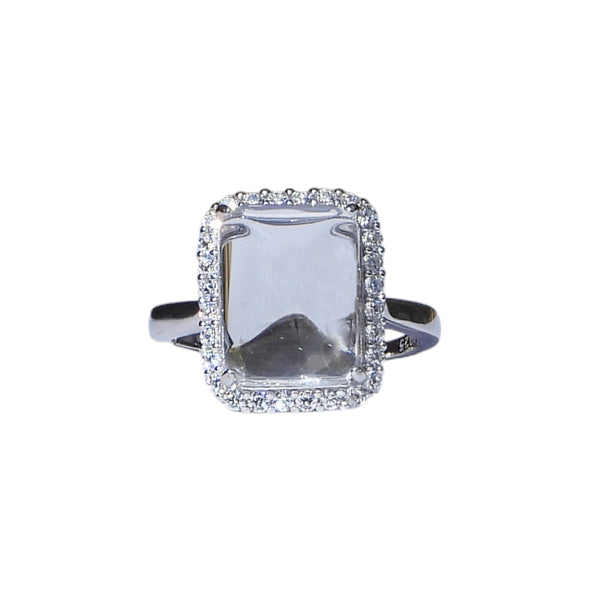 Heritage Sparkle Ring-Glass Rings-Bottled Up Designs