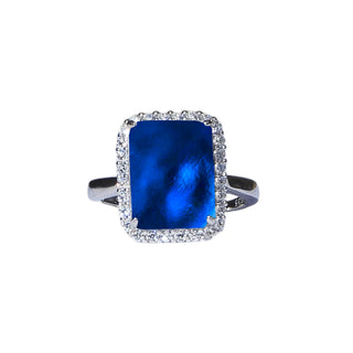 Heritage Sparkle Ring-Glass Rings-Bottled Up Designs