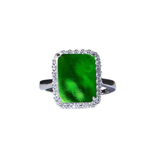 Heritage Sparkle Ring-Glass Rings-Bottled Up Designs